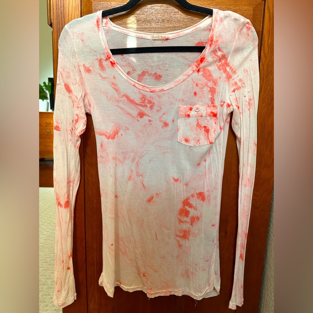 Women's Tie-Dye Long Sleeve Top